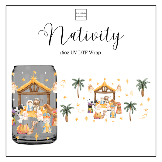 Nativity 16oz UVDTF