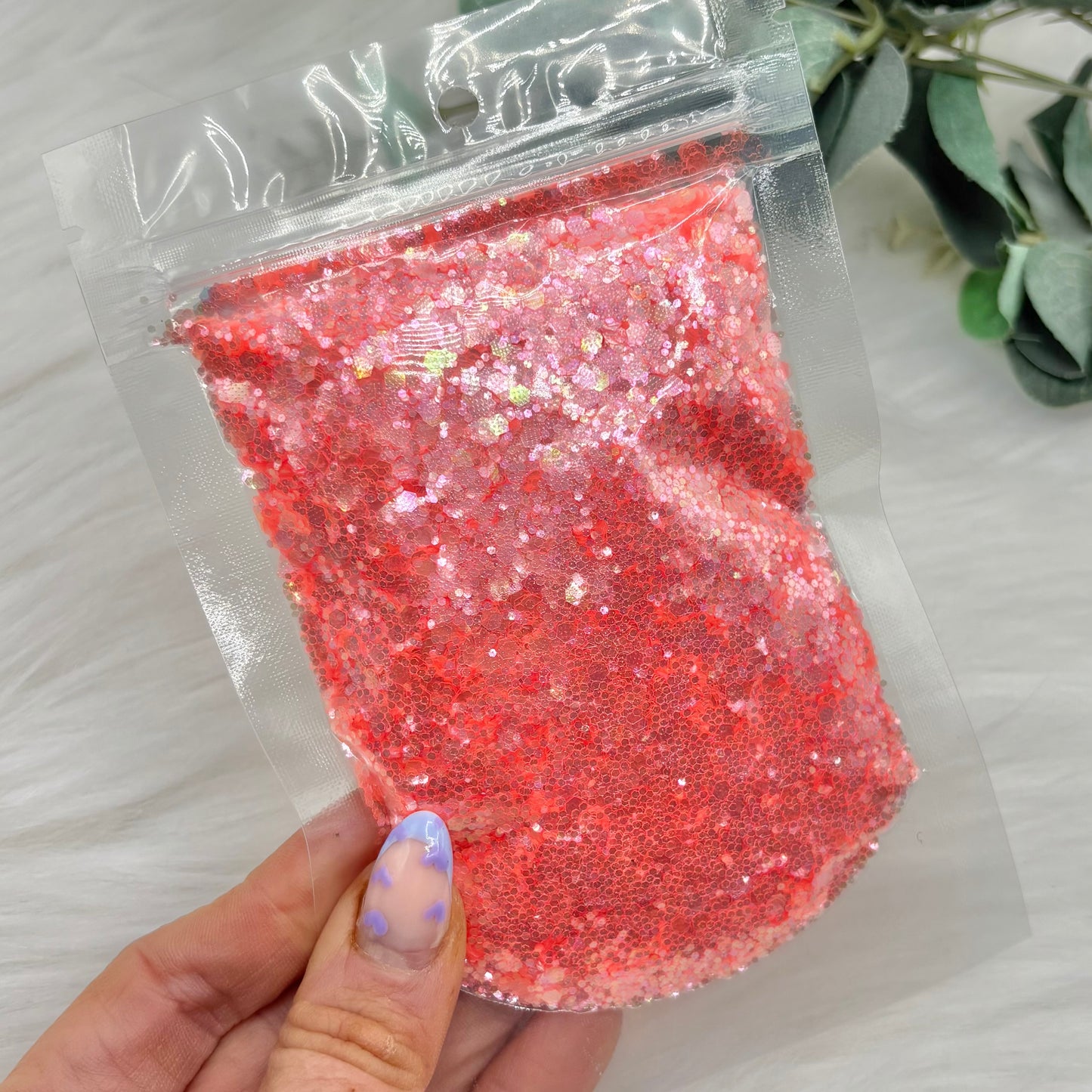 Peach Perfect - Chunky Glitter