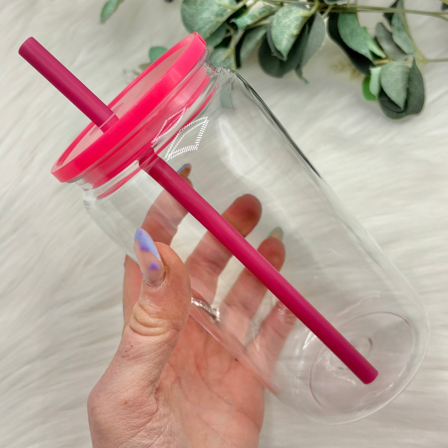 16oz Plastic Libby Can with Coloured Lid