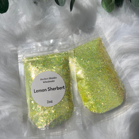 Sherbert Lemon - Chunky Glitter