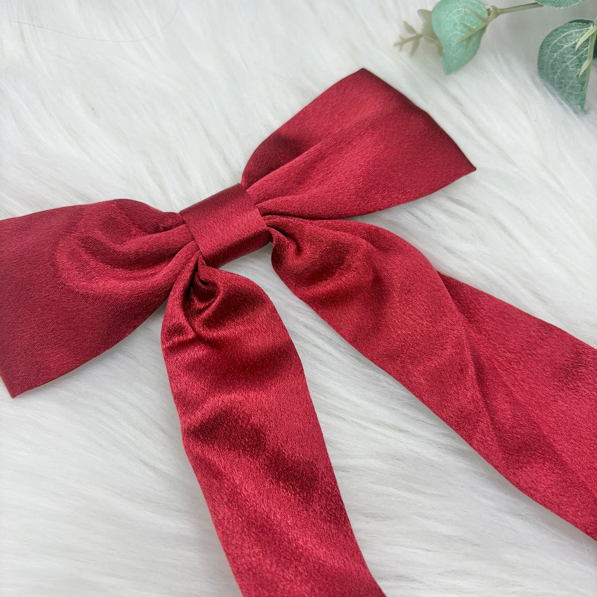 Satin Long Tail Hair Bows