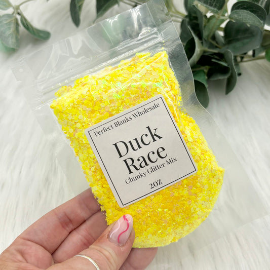 Duck Race - Chunky Glitter