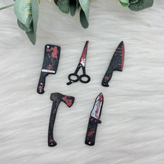 Murder Weapon - 5 Pack of Cabochons