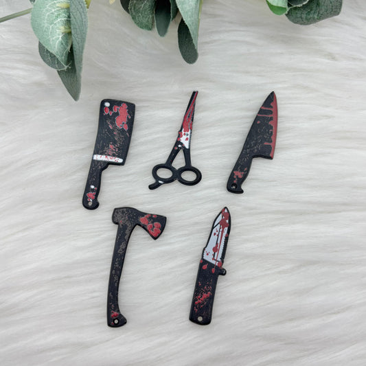 Murder Weapon - 5 Pack of Cabochons