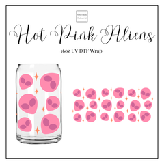 Hot Pink Alien 16oz UVDTF