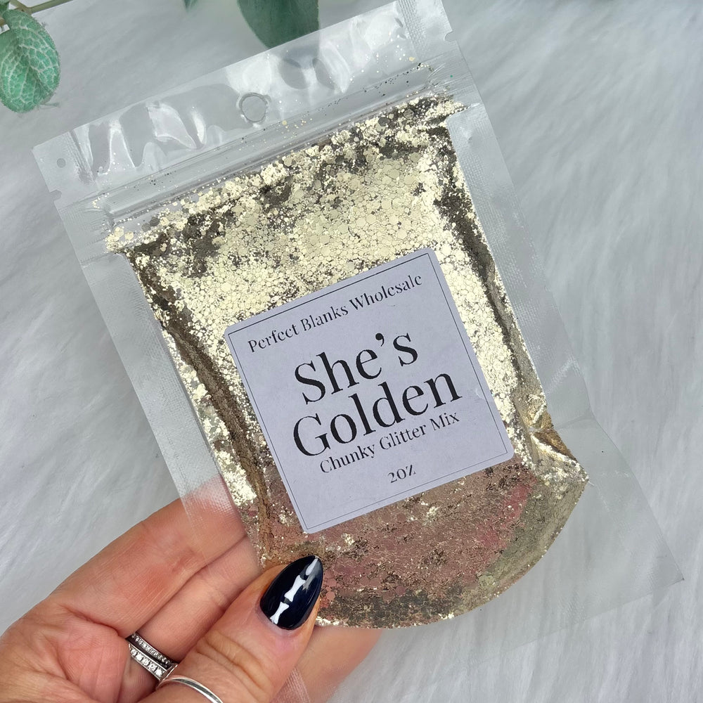 She’s Golden - Chunky Glitter Mix