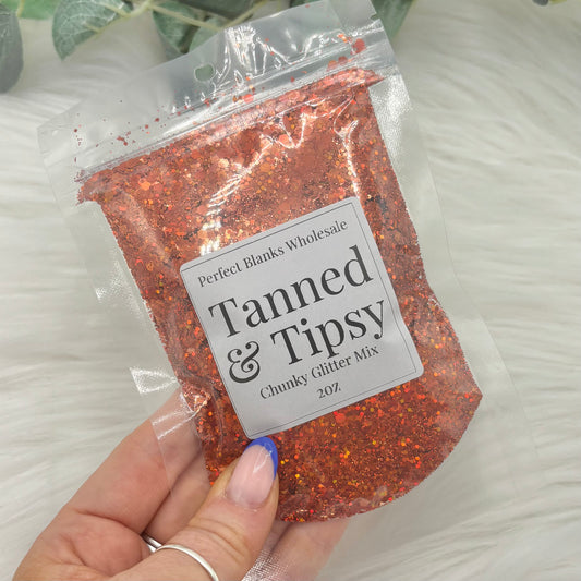 Tanned & Tipsy - Chunky Glitter