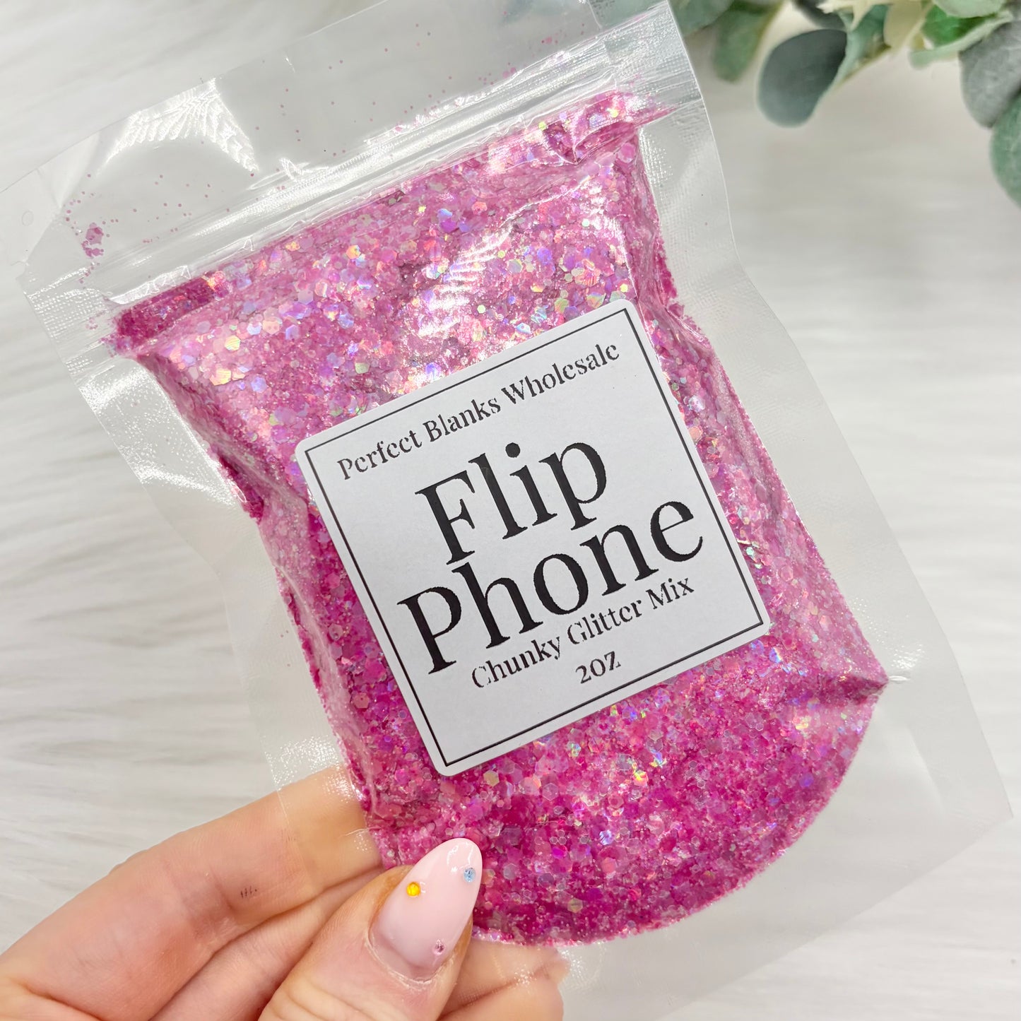 Flip Phone - Chunky Glitter Mix