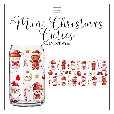 Mini Christmas Cuties 16oz UVDTF
