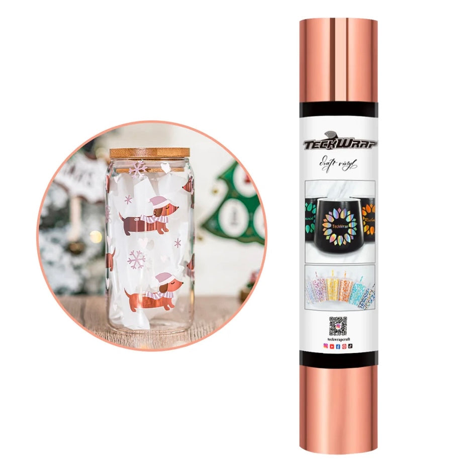 Teckwrap Autumn Copper Bubble Free Mirror Chrome Adhesive Vinyl