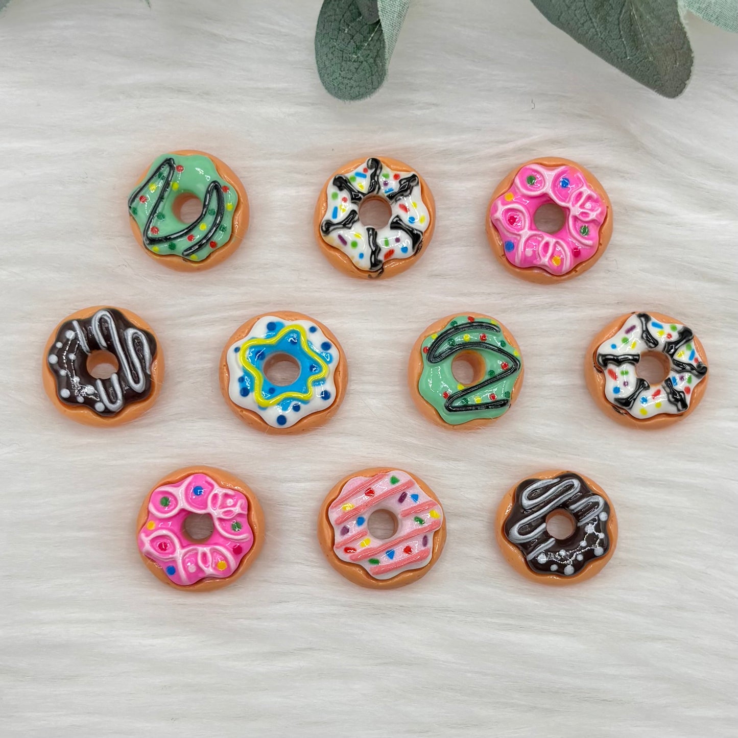 Dinky Dougnuts - 10 Pack of Cabochons