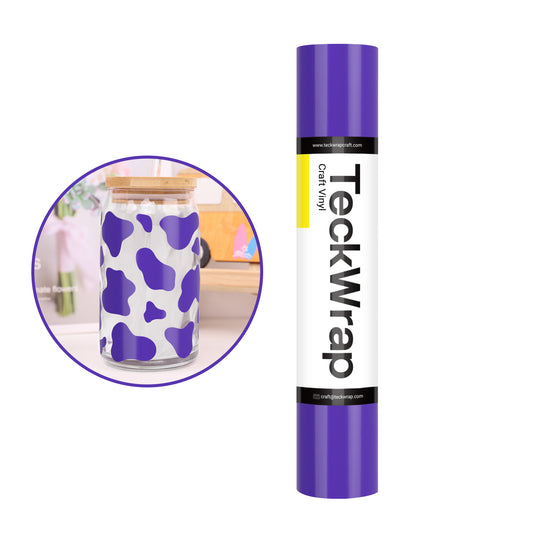 Teckwrap Glossy Purple 001 Economical Series Craft Vinyl