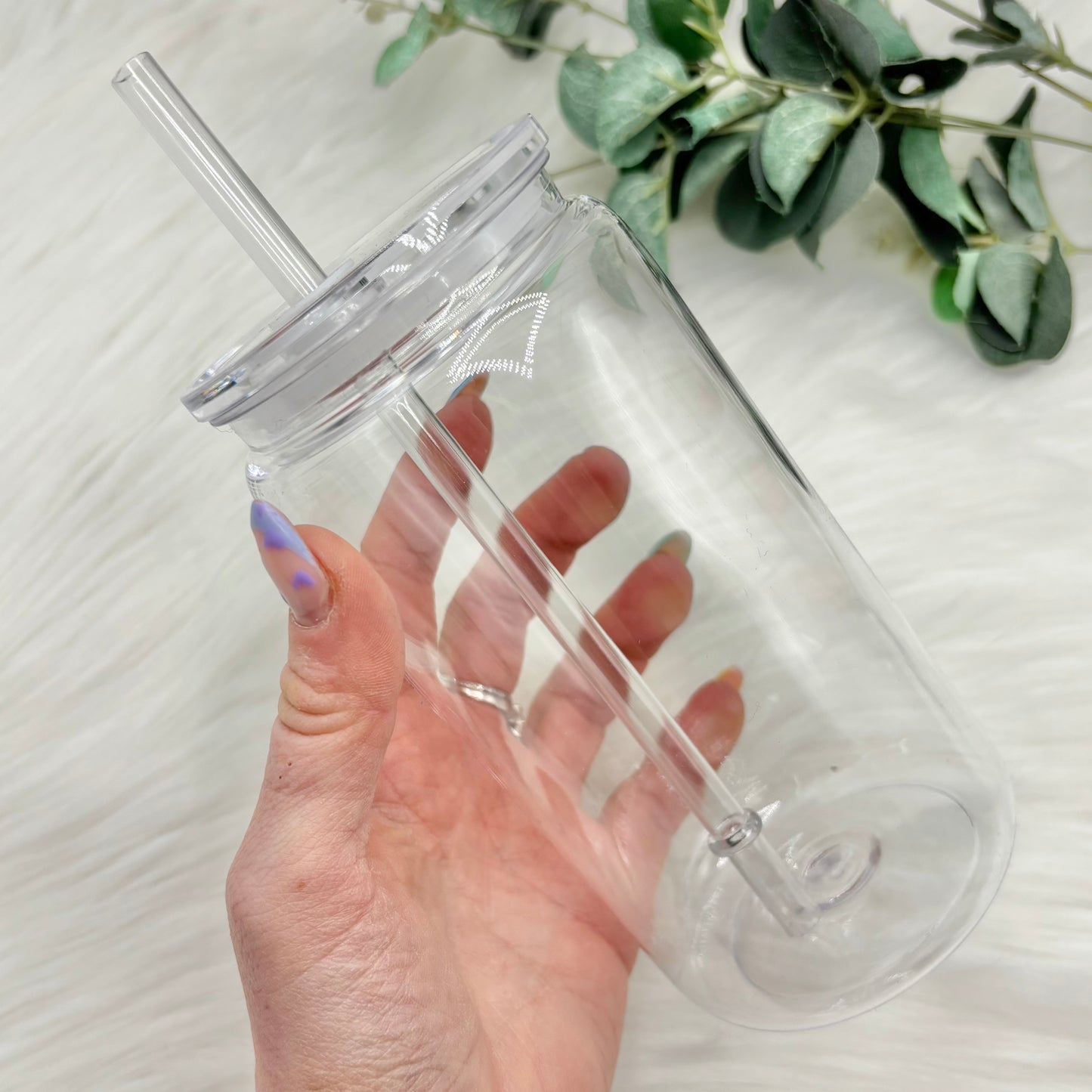 16oz Plastic Libbey Can - Clear
