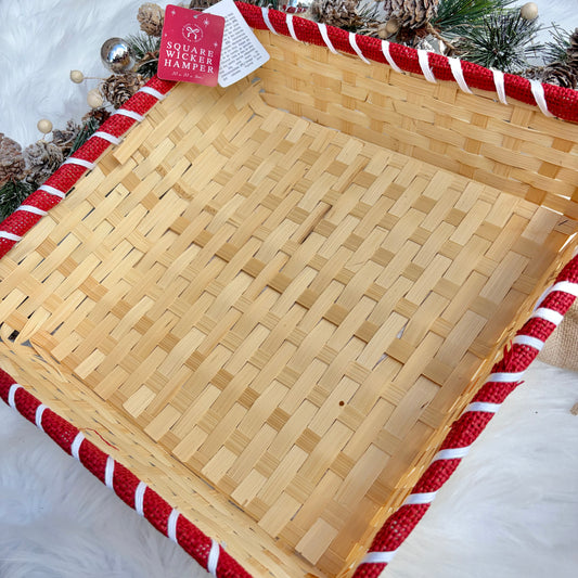 Christmas Wicker Hamper Basket