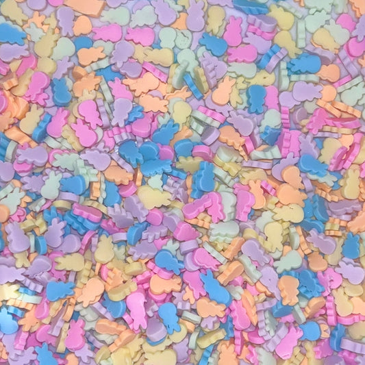 Some Bunny Loves You - Polymer Clay Slices 1oz