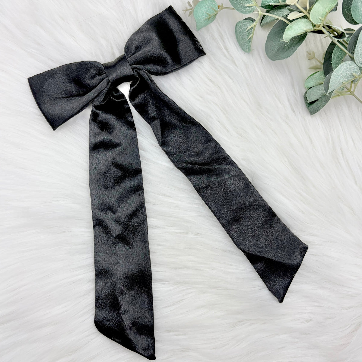 Satin Long Tail Hair Bows