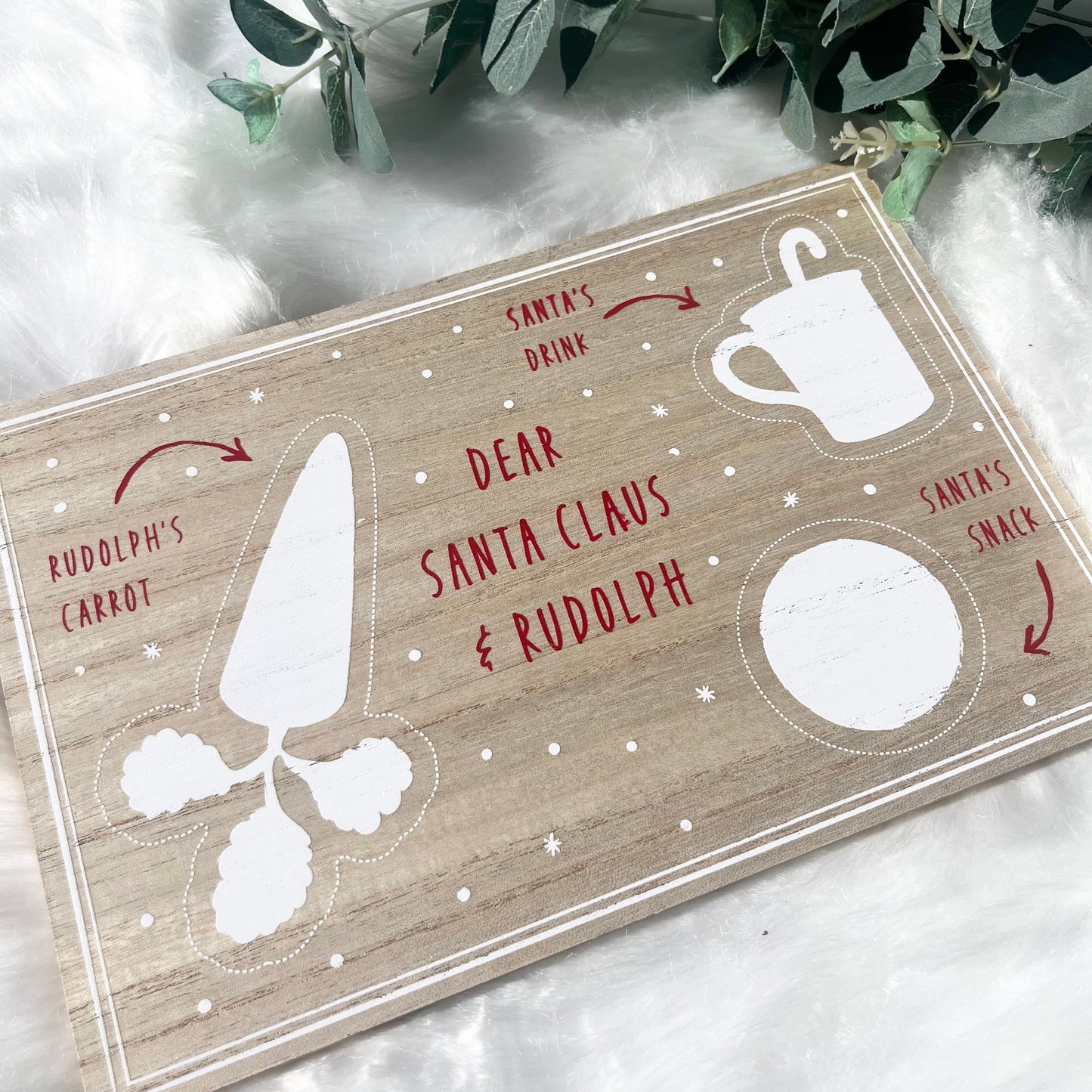 Santa Claus Christmas Eve Snack Board