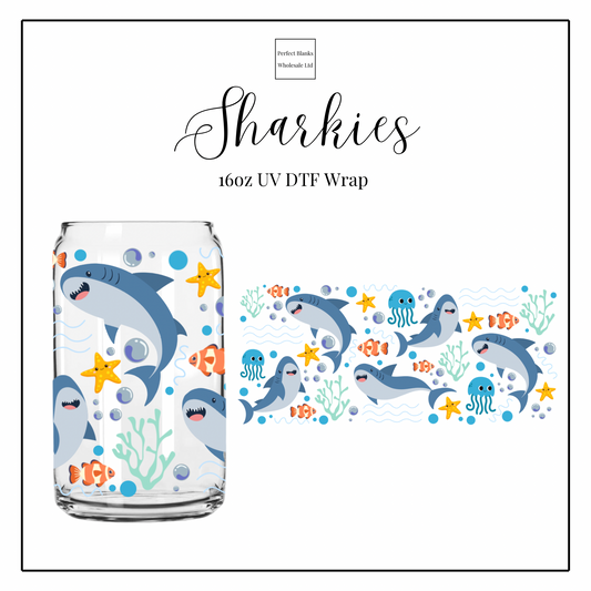 Sharkies 16oz UVDTF