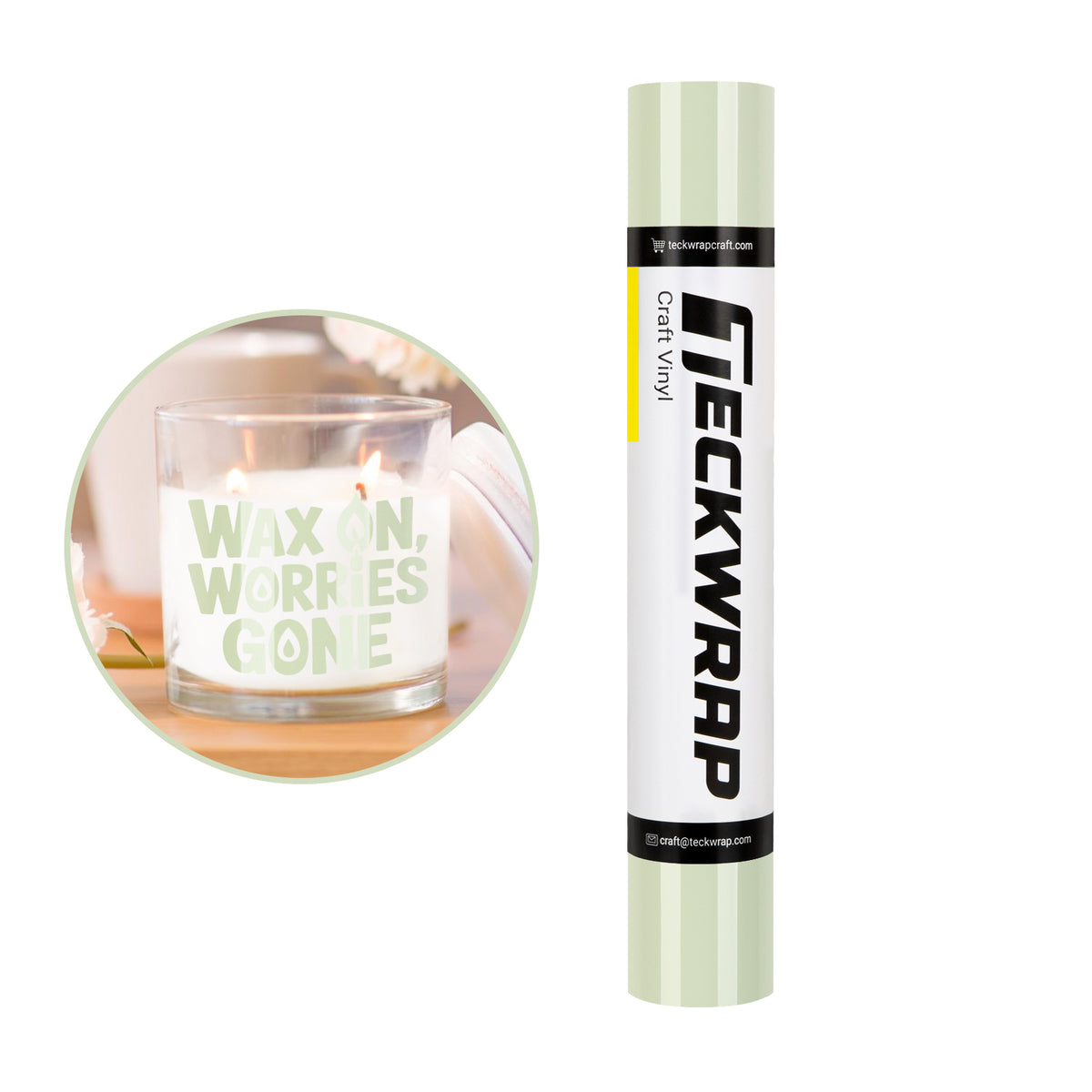 Teckwrap 001G Liveable Green Craft Vinyl (Glossy)