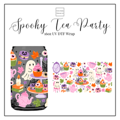 Spooky Tea Party 16oz UVDTF