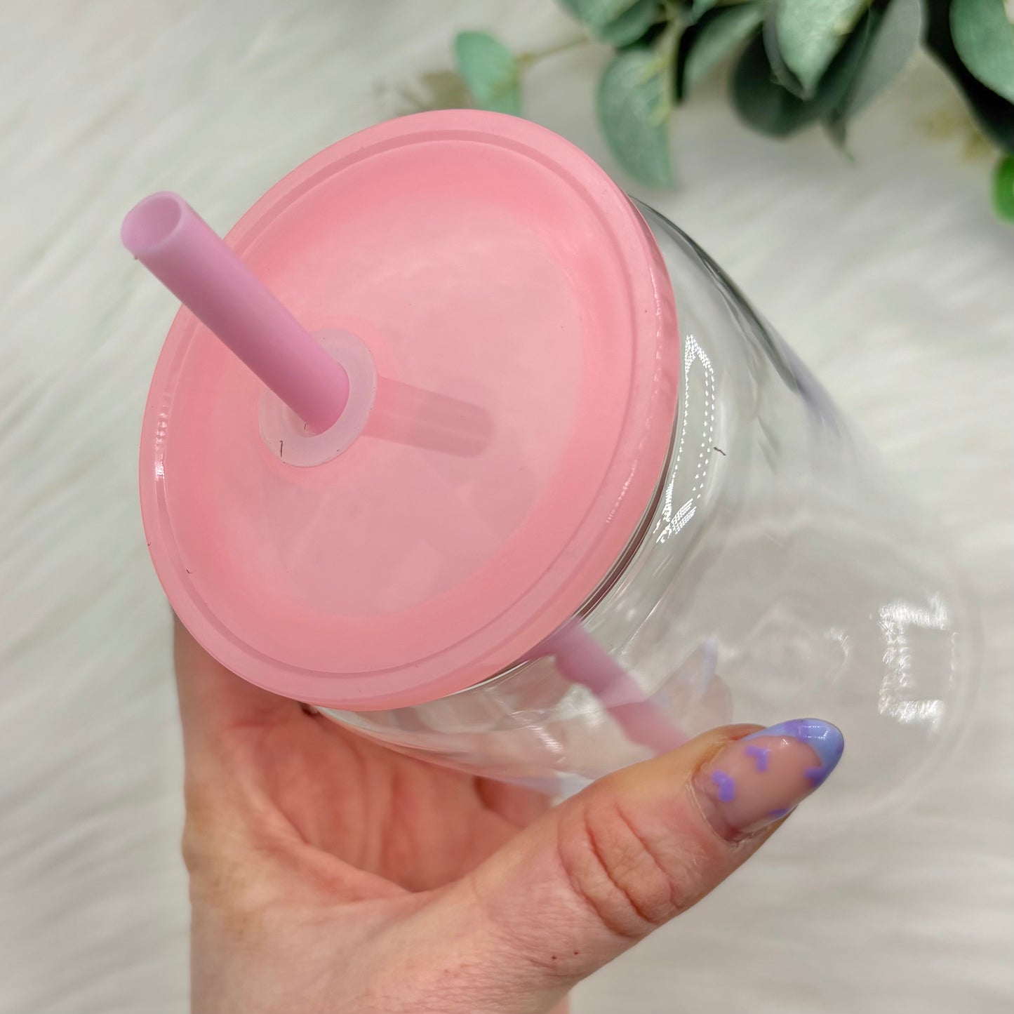 16oz Plastic Libby Can with Coloured Lid