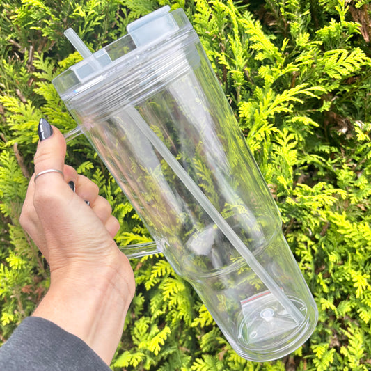 40oz Double Walled Acrylic Stanley with Stopper