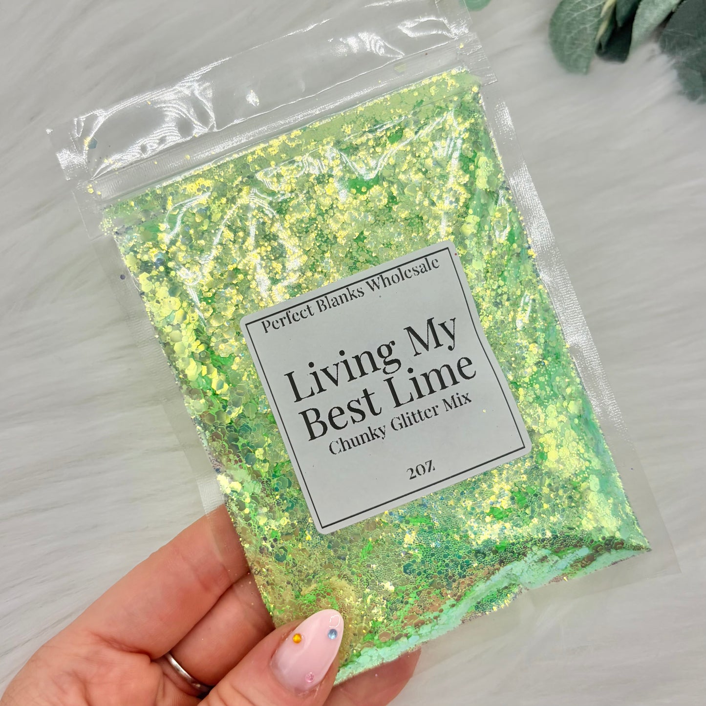 Living My Best Lime - Chunky Glitter Mix