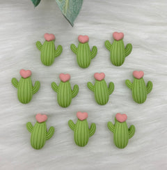 Cute Cactus - 10 Pack of Cabochons