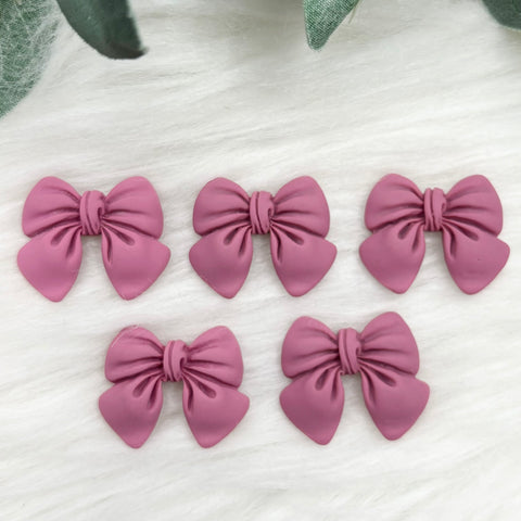 The Perfect Bow Cabochon - Dusky Pink