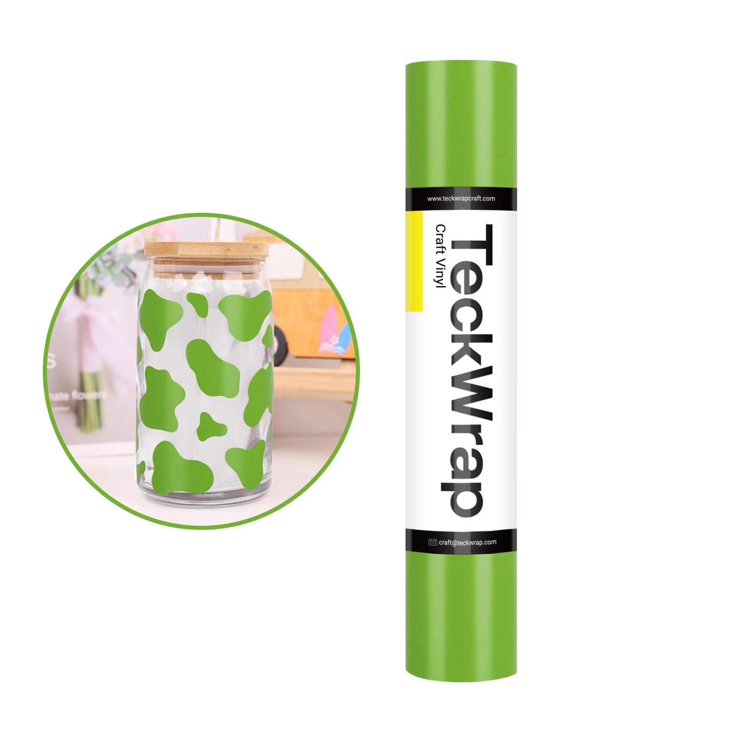 Teckwrap Matte Grass Green 001 Economical Series Craft Vinyl