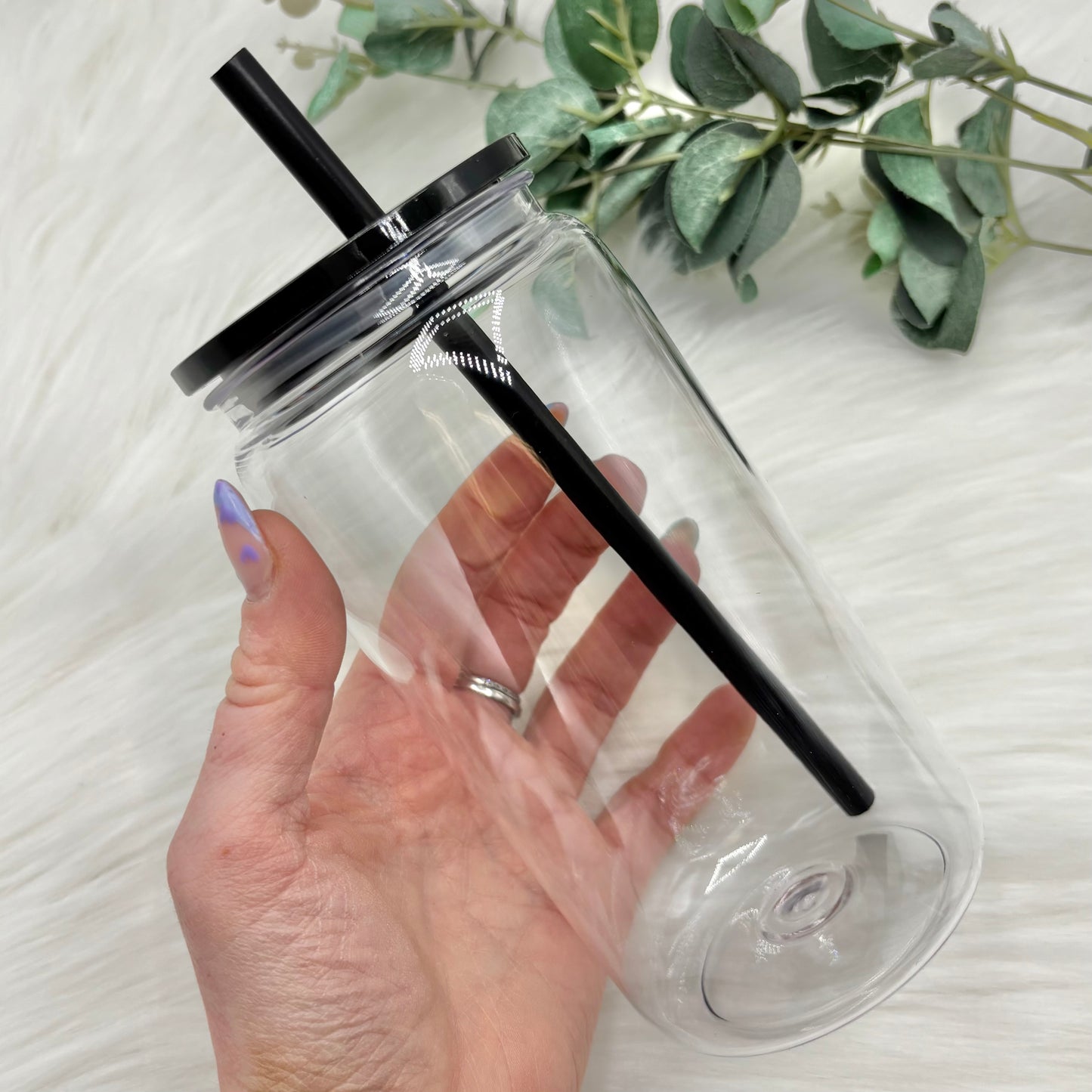 16oz Plastic Libby Can with Coloured Lid