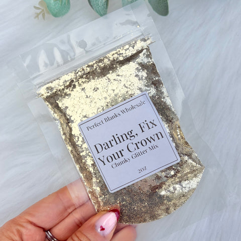 Darling, Fix Your Crown - Chunky Glitter Mix