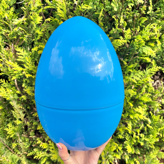 Blue Large Fillable Easter Eggs - 30cm