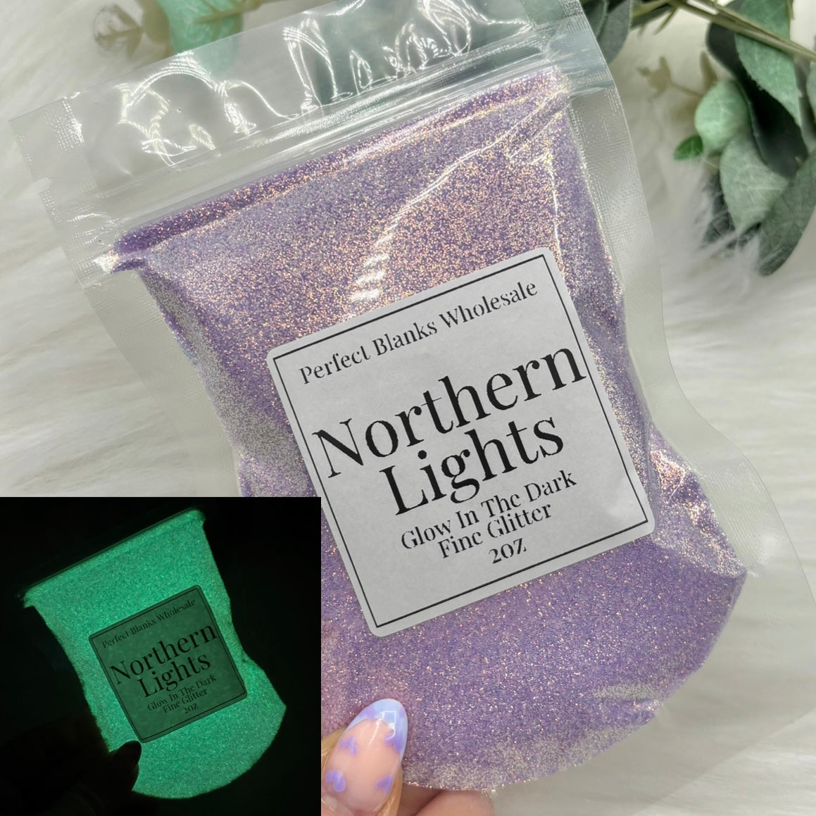 Northern Lights - Glow In The Dark Fine Glitter