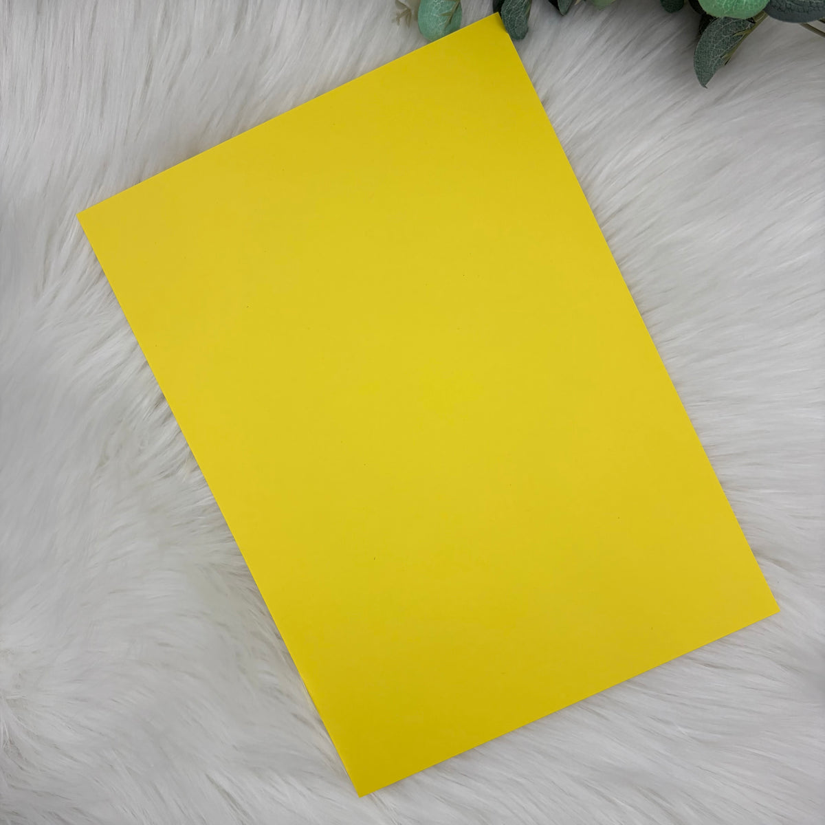 Daffodil Yellow A4 Plain Coloured Cardstock | 240GSM