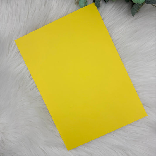 Daffodil Yellow A4 Plain Coloured Cardstock | 240GSM