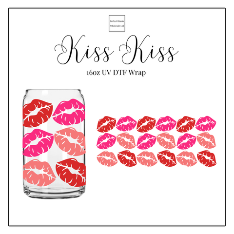 Kiss Kiss 16oz UVDTF