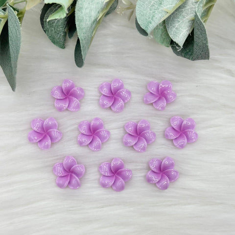 Lilac Lotus Flower - 10 Pack of Cabochons