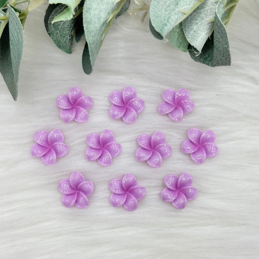 Lilac Lotus Flower - 10 Pack of Cabochons