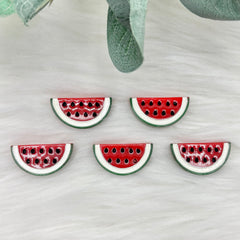 Mini Watermelon Slices - 5 Pack of Cabochons