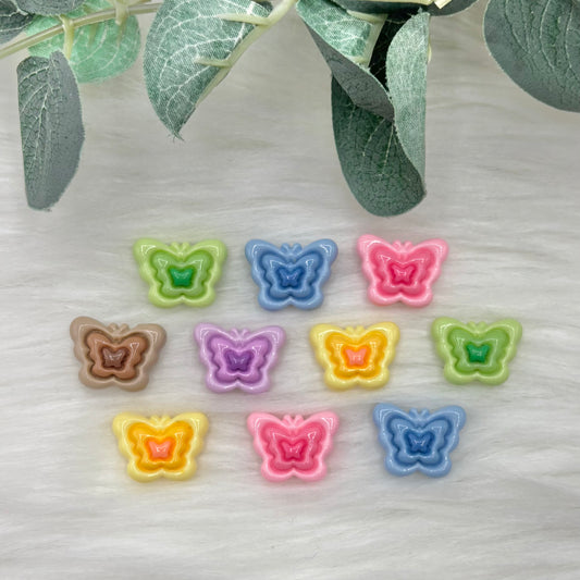 Y2K Groovy Butterflies - 10 Pack of Cabochons