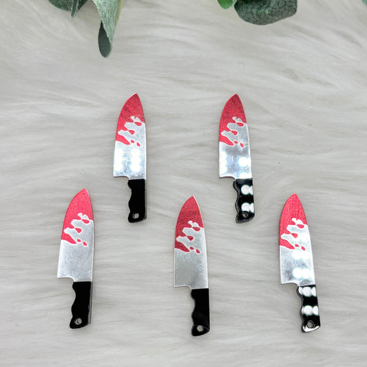 Bloody Knife - 5 Pack of Cabochons