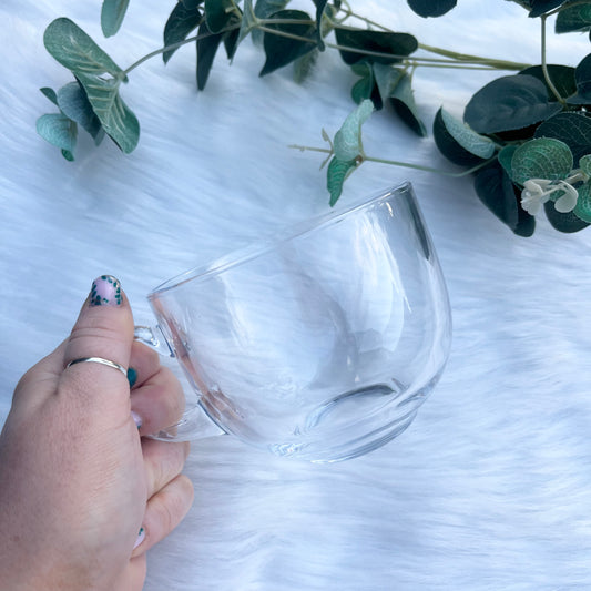 Cappuccino 450ml Glass Cup