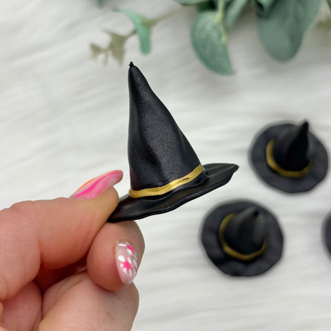 3D Witches Hat - Pack of 4 Cabochons