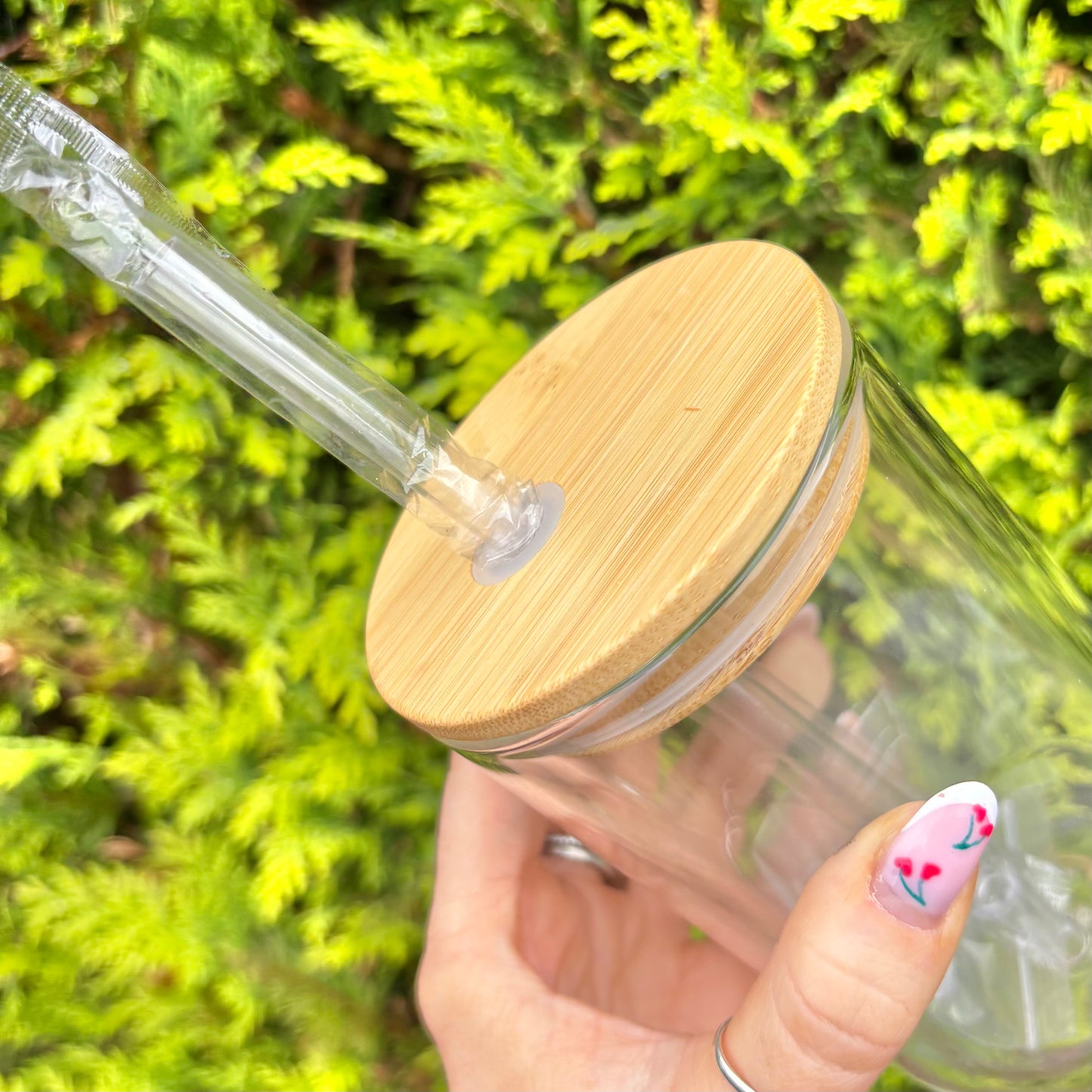 14oz Egg Shaped Glass Snowglobe