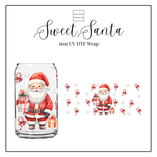 Sweet Santa 16oz UV DTF