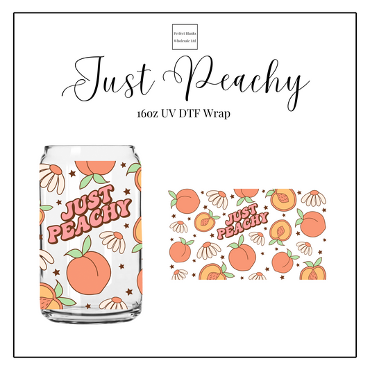 Just Peachy 16oz UV DTF