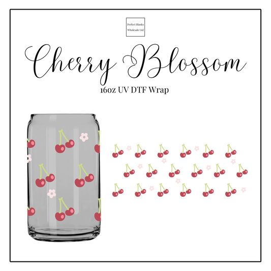 Cherry Blossom 16oz UVDTF