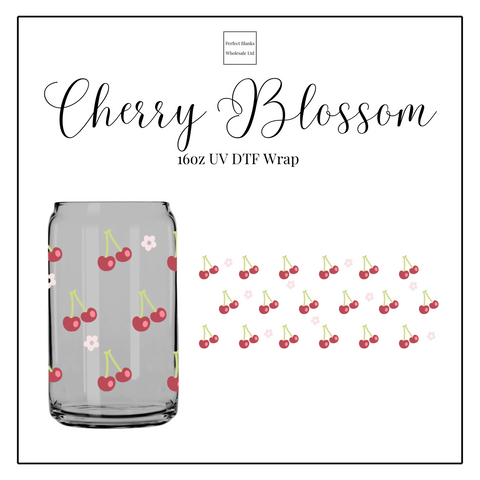 Cherry Blossom 16oz UVDTF