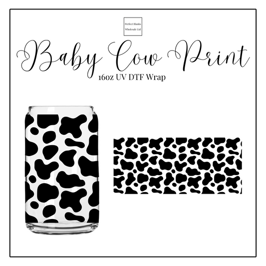 Baby Cow Print 16oz UV DTF